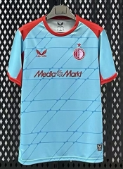 (S-4XL) 25-26 Feyenoord Rotterdam 2nd Away Blue Thailand Soccer Jersey AAA-2483