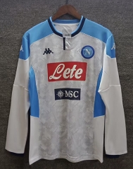 2019 Retro edition Napoli White Thailand LS Soccer Jersey AAA-3402