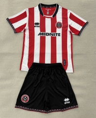 2025-2026 Sheffield United Home Red&White Soccer Uniform-AY