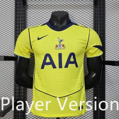 Player Version 2025-26 Tottenham Hotspur 2nd Away Yellow Thailand Soccer Jersey AAA-888