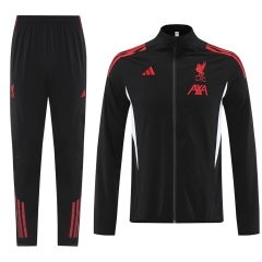 2025-2026 Liverpool Black Thailand Trench Coat Suit-LH