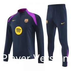 Player Version 2025-26 Barcelona  Royal Blue&Purple Thailand Soccer Tracksuit -4627