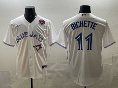 MLB Toronto Blue Jays White#11 Jersey-0840