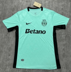 (S-4XL) 25-26 Sporting Lisbon Clube de Portugal 3rd Away Green Thailand Soccer Jersey AAA-4506