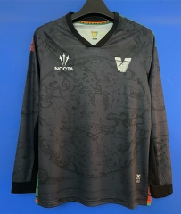 2025-26  Venezia F.C. Home Black LS Thailand Soccer Jersey AAA-2071