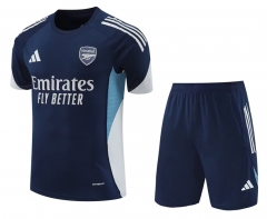 2025-2026 Arsenal Royal Blue Short-Sleeve Thailand  Soccer Uniform-418