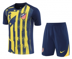 2025-2026 Atlético Madrid Blue&Yellow Thailand Training Soccer Uniform-418