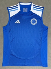 (S-4XL)2025-26 Cruzeiro EC Home Blue Thailand Soccer Vest training AAA-4728