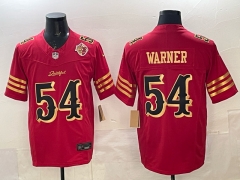NFL San Francisco 49ers 5th Generation Red #54 Jersey(Logo 5)-0840