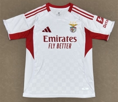 (S-4XL) 25-26 Benfica 2nd Away White Thailand Soccer Jersey AAA-4728