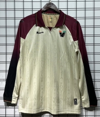 (S-4XL)2025-26  Venezia F.C. Away Beige LS Thailand Soccer Jersey AAA-GB