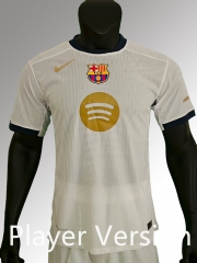 Player Version 25-26 Barcelona White Thailand Soccer Jersey AAA-9753