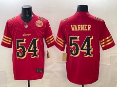 NFL San Francisco 49ers 5th Generation Red #54 Jersey(Logo 8)-0840
