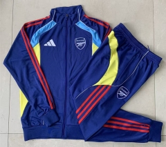 2025-2026 Arsenal Colorful Blue Thailand Soccer Jacket Uniform- 815