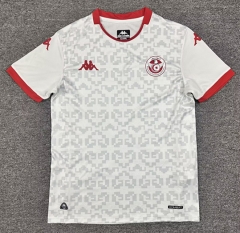 (s-4xl 2025-26 Tunisia White Thailand Soccer Jersey-8025
