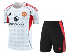 2025-2026 Manchester United White Thailand Training Uniform-418