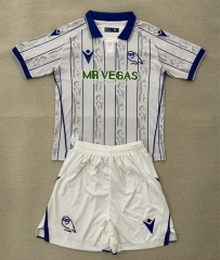2025-2026 Sheffield United Away Gray&White Soccer Uniform-AY