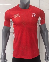 26-27 Switzerland Home Red Thailand Soccer Jersey AAA-416