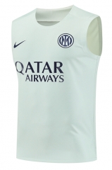 2025-2026 Inter Milan Gray&Green Thailand Training Soccer Vest -418
