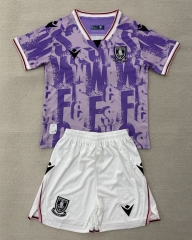 2025-2026 Sheffield United 2nd Away Purple Soccer Uniform-AY