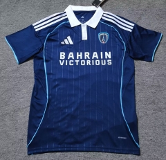 (S-4XL) 25-26 Paris FC Home Royal Blue Thailand Soccer Jersey AAA-5378