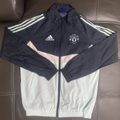 25-26 Manchester United Black&White Trench Coats-8268