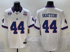 NFL New York Giants Retro Version 3rd Generation White #44 Jersey(Logo 3)-0840