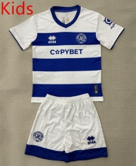 2025-26  Queens Park Rangers F.C.Home White&Blue Kid/Youth Soccer Uniform-AY