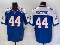 NFL New York Giants Retro Version 3rd Generation Blue&White #44 Jersey(Logo 3)-0840