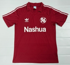 Retro Version 91-92 Hannover 96  Home Red Thailand Soccer Jersey AAA-503