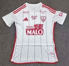 2025-2026 Stade Brestois Away Red&White Thailand Soccer Jersey AAA-417