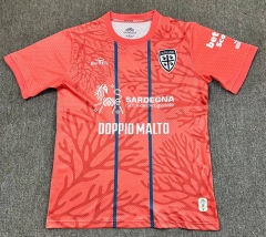 2025-26 Cagliari Calcio 3rd Away Orange-Red Thailand Soccer Jersey AAA-417