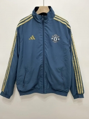 24-25 Manchester United Blue Trench Coats-0255
