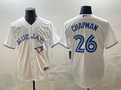 MLB Toronto Blue Jays White#26 Jersey(Logo 1)-0840