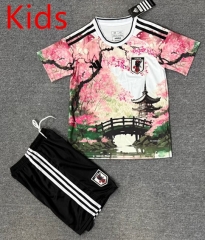 25-26 Special Edition Japan Pink Kids/Youth Soccer Uniform-4247