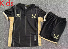 2025-2026 Sheffield United Goalkeeper Black Kids/Youth Soccer Uniform-7809