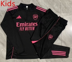 2025-2026 Arsenal Black Kids/Youth Soccer Tracksuit-815