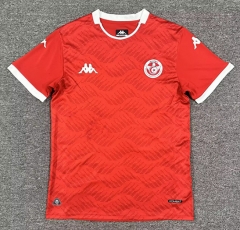 (s-4xl 2025-26 Tunisia Home Red Thailand Soccer Jersey-8025