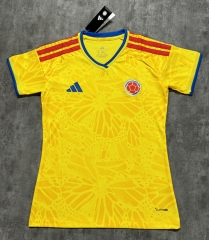 2026 Colombia Home Yellow Women Thailand Soccer Jersey AAA-4506