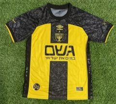 (S-4XL) 25-26 Beitar Trump Jerusalem F.C. Home Yellow Thailand Soccer Jersey AAA-7209