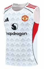 2025-2026 Manchester United White Thailand Training Vest Top-418