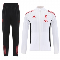 2025-2026 Liverpool White Thailand Trench Coat Suit-LH