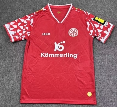 2025-2026 FSV Mainz 05 Home Red Thailand Soccer Jersey AAA-417