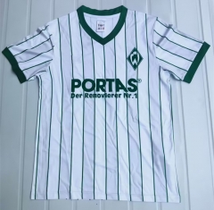 Retro Version 87-88 Season SV Werder Bremen Home WhiteThailand Soccer Jersey AAA-503