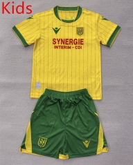 2025-2026 Nantes Home Yellow Kids/Youth Soccer Uniform-AY