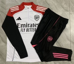 2025-2026 Arsenal White Thailand Soccer Tracksuit-815
