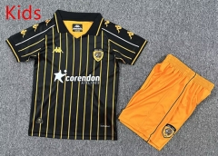 25-26 Hull City Away Yellow&Black Kids/Youth Soccer Uniform-7809