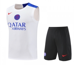 25-26 Paris SG White Thailand Training Soccer Vest Uniform-418