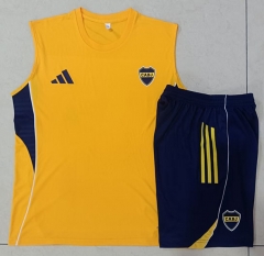 2025-26 BOCA Juniors Yellow Thailand Vest Soccer Tracksuit-815