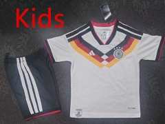 2025-2026 Correct Version Germany Home White Kids/Youth Soccer Uniform-4714